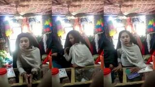 Cute Pakistani Girl Boobs Sucking and Pussy Fingered by Shopkeeper in front of her Sister