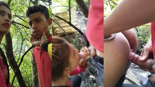 Teen Indian Boy First Time Fucking Randi in Jungle Until Cum Clear Hindi Talking