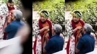 Desi Old Man Sucking Aunty Boobs Hidden Recording