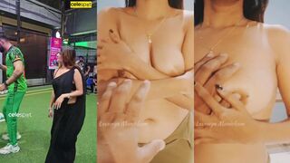 Lavanya Manickam Hot Nude Boobs Tease Closeup MMs