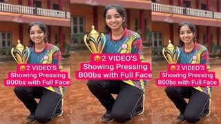 Champion Girl Latest Viral Showing Pressing with Full Face