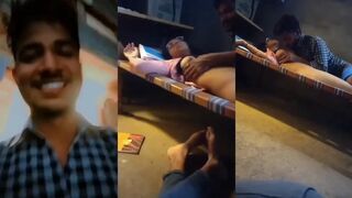 Indian Mallu Collage Girl Enjoying With Her Friends