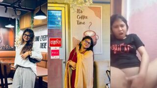 Cute Bengali GF enjoying a teasing Fingring Pussy