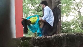 Hidden Recorded Lovers Standing Fuck Indian Outdoor Sex Video