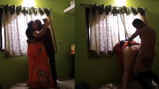 Big Ass Desi Bhabhi Standing Fucking Desi MMS