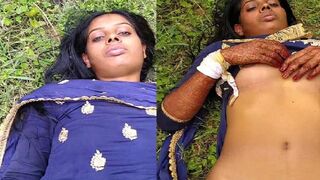 Village GF Outdoor Sex With Boyfriend Before Just Merrige