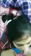 Cute Desi Girl Cum Facial With Dirty Talkings