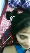 Cute Desi Girl Cum Facial With Dirty Talkings