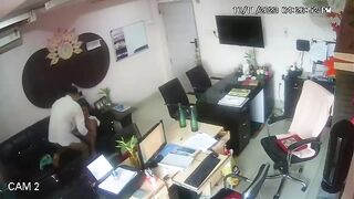 CCTV Viral Tharki Buddah Boss Taking Advantage Of Young Secretary