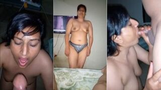 Indian Nude Lady Sucking Boss Cock in Oyo Hotel Desi MMS
