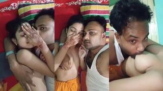 Indian Newly Married Village Cute Wife Boobs Sucking By Husband Desi Porn