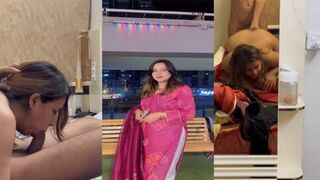 Indian Rich Milf Blowjob Hard Fucking With Moaning