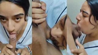 Indian Delhi Sexy Nurse Viral MMS of Blowjob