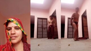 Rajasthani Mature Village Bhabhi Nude Recored Self Video