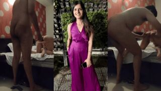 Indian Beautifull Sexy Wife Offers Husbands Boss For His Promotion