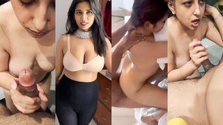 Indian Horny Babe Deep Bj and Hard Fucking With Lover